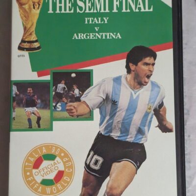 SOCCER VHSn1990 ITALY vs ARGENTINA nWorld cups Semi-finals