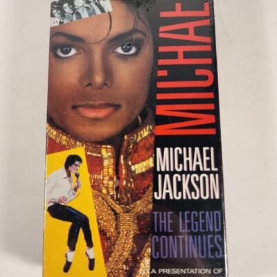 Michael Jackson – The Legend Continues (VHS 1989) Factory Sealed Watermark